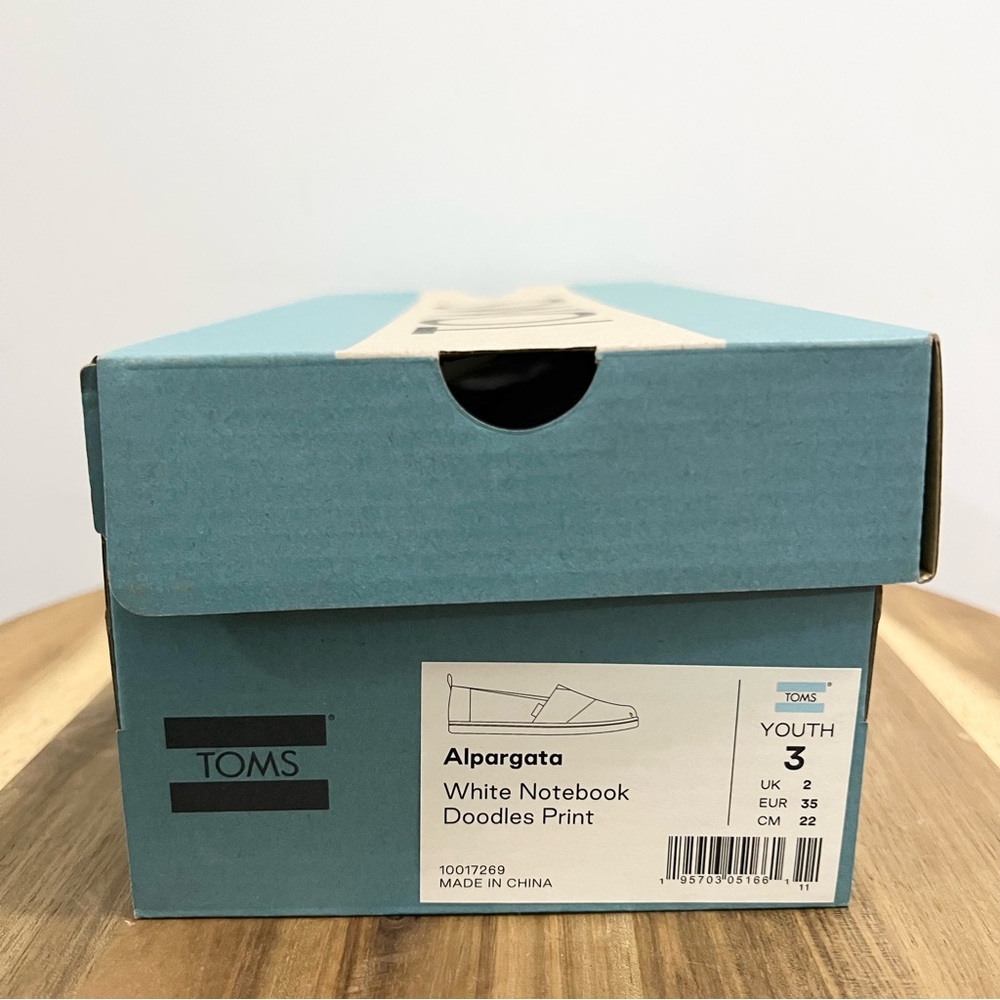 TOMS Youth Alpargata Notebook Doodle Print - Picture 2 of 10